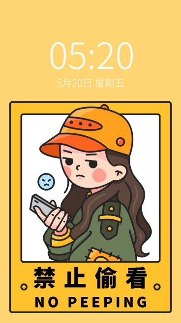 趣味卡通创意手机壁纸预览效果