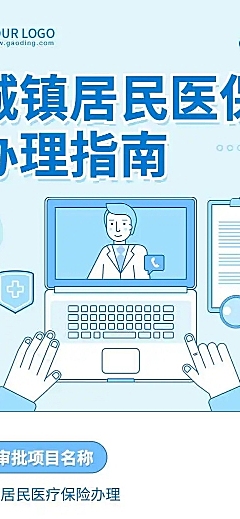 H5长页政务民生医保办理指南一图读懂