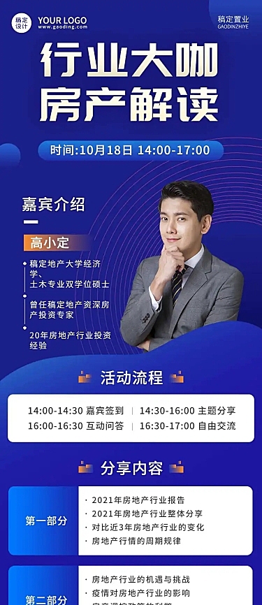 房地产形象包装商务文章长图