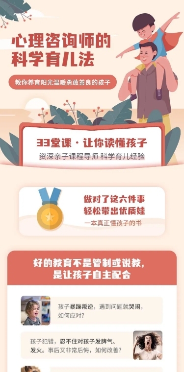 家庭教育心理咨询课程详情页
