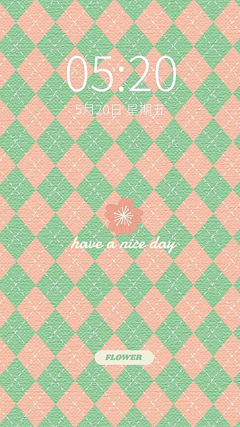 时尚棋盘格手机壁纸