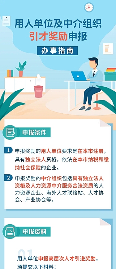 人社劳动关系引才奖励办事指南文章长图