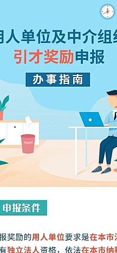 人社劳动关系引才奖励办事指南文章长图