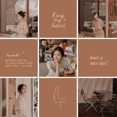 个性晒照装饰朋友圈九宫格