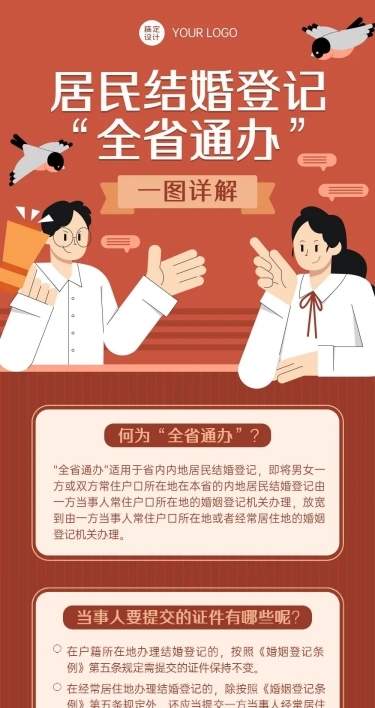 一图读懂全省通办政策发布解读文章长图