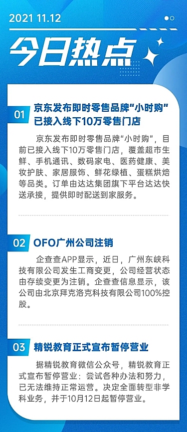 新闻日报资讯日签快报文章长图