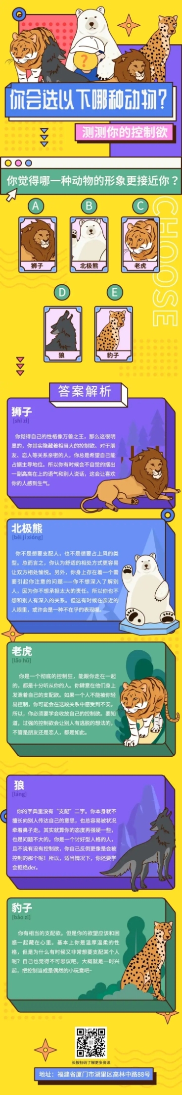测试类互动创意插画文章长图预览效果