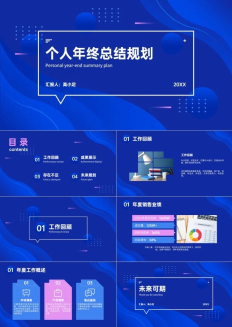 个人年终总结互联网行业预览效果