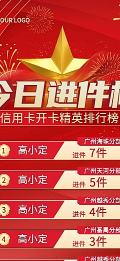 金融保险表彰颁奖喜庆长图海报