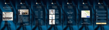 H5翻页科技研讨商务会议邀请函