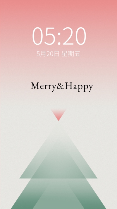 圣诞简约高级风手机壁纸