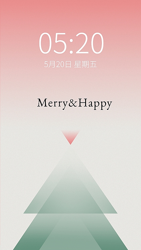 圣诞简约高级风手机壁纸