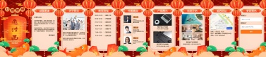 H5翻页年终企业年会年终活动邀请函