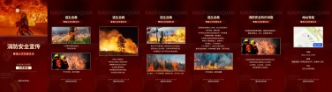 H5翻页灾害自救指南排版政务公益宣传消防安全日