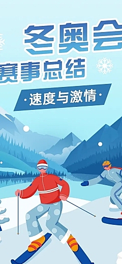 北京冬奥会赛事总结长图