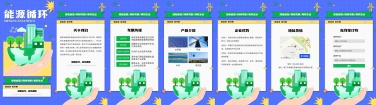 H5翻页新能源企业宣传新型能源电动汽车宣传推广促销活动节能减排绿色环保公益