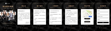 H5翻页房地产中介物业企业宣传通知物业简报商务风科技风地产