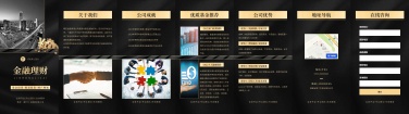 H5翻页金融企业宣传保险金融投资理财宣传推广活动营销商务风