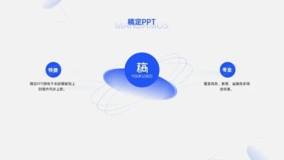 并列关系3项PPT图文页