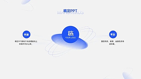并列关系3项PPT图文页