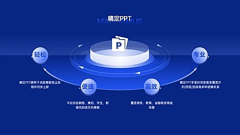 并列关系4项PPT图文页
