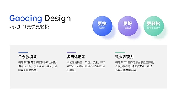 并列关系3项PPT图文页