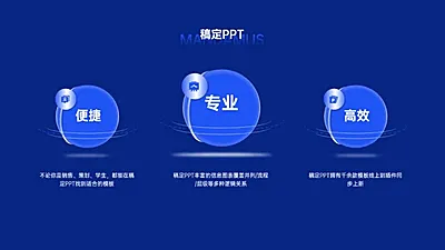 并列关系3项PPT图文页