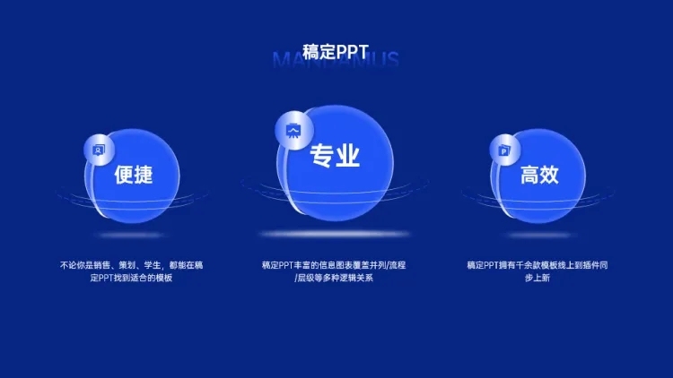 并列关系3项PPT图文页预览效果
