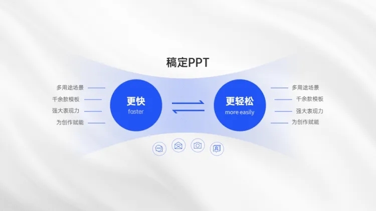 流程关系2项PPT图文页预览效果