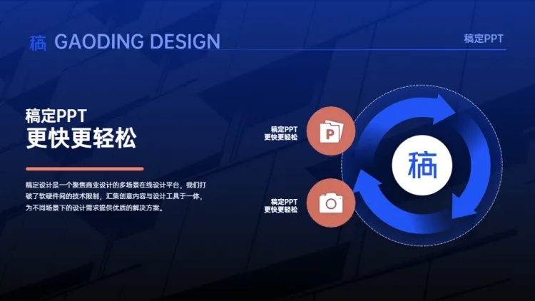 并列关系2项PPT图文页预览效果