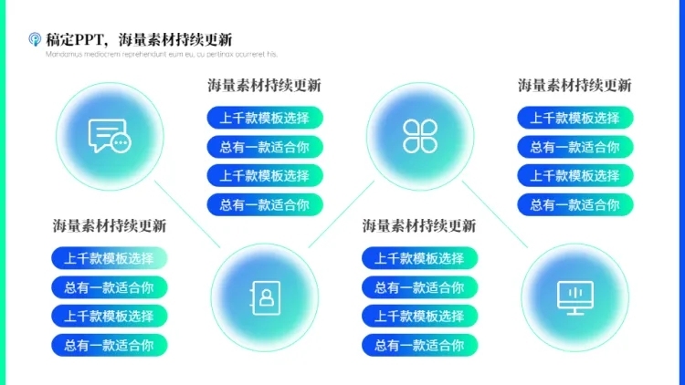 列表流程关系3项PPT图文页预览效果