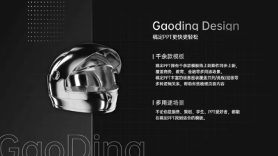 并列关系2项PPT图文页