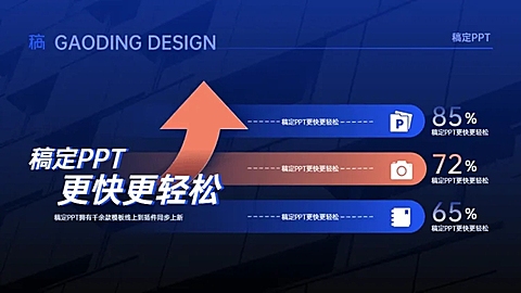 并列关系3项PPT图文页