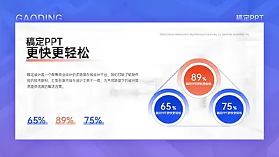 并列关系3项PPT图文页