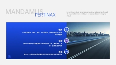 并列关系3项PPT图文页