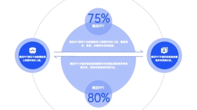 并列关系2项PPT图文页
