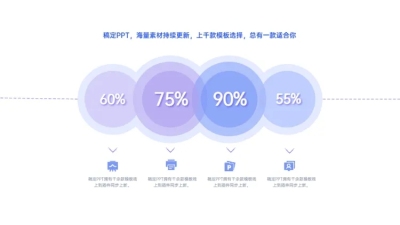 并列关系4项PPT图文页