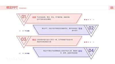 并列关系4项PPT图文页