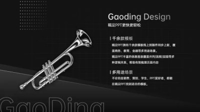 并列关系2项PPT图文页