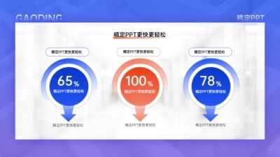 并列关系3项PPT图文页