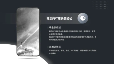 总分关系2项PPT图文页