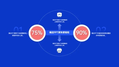 并列关系2项PPT图文页