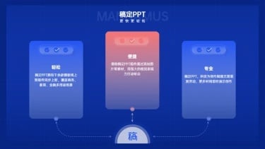 并列关系3项PPT图文页