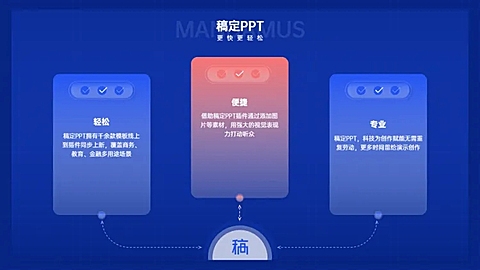 并列关系3项PPT图文页