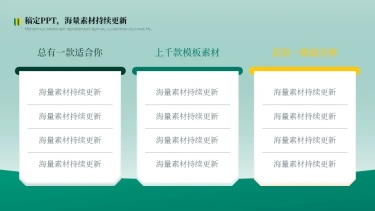 并列关系3项PPT图文页