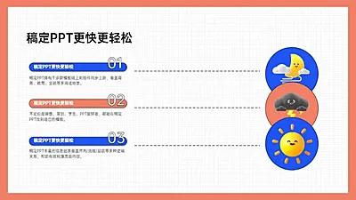 并列关系3项PPT图文页