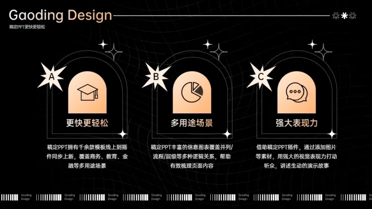 并列关系3项PPT图文页预览效果