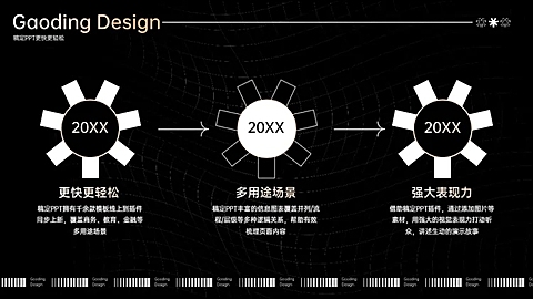 递进流程关系3项PPT图文页