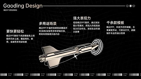 递进关系4项PPT图文页
