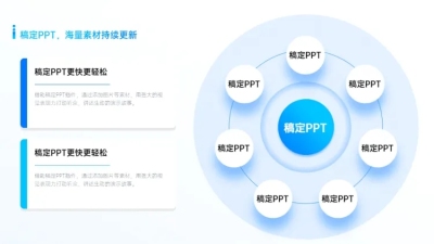 总分关系多项PPT图文页